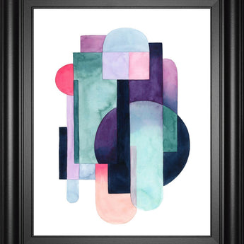 22x26 Urban Deco I By Grace Popp - Purple