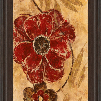Touch Of Honey Il By Maria Donovan - Framed Print Wall Art - Light Brown