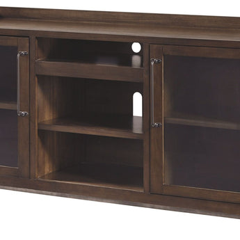 Starmore - XL TV Stand w/Fireplace Option - Brown