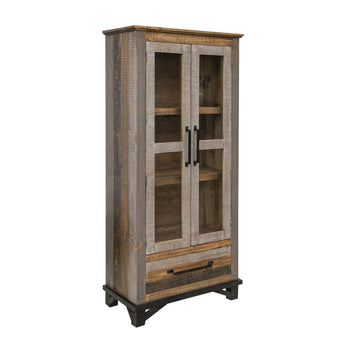 Loft - Cabinet - Two Tone Gray / Brown