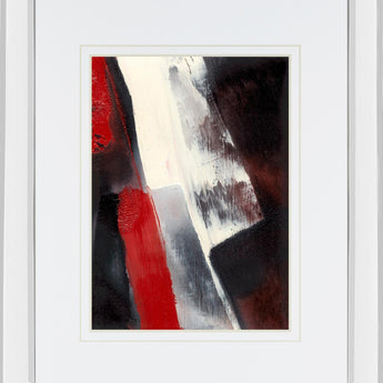 Red Streak I By Sharon Gordon - Dark Gray