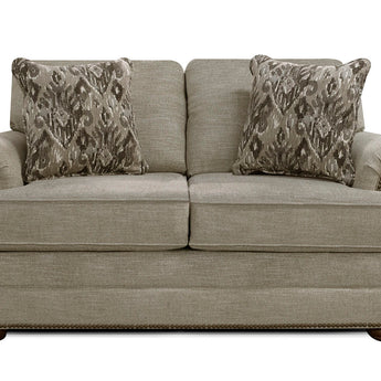 Knox - Loveseat con clavos