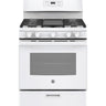 GE 30" Freestanding Gas Range, White - JGBS66DEKWW
