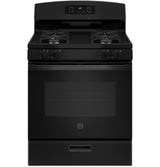 GE 30" Freestanding Gas Range, Black - JGBS60DEKBB