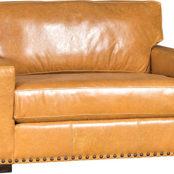 Mayo 7101 Series Customizable Leather Chair and a Half with Wide Track Arms