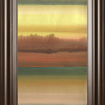 Ambient Sky Il By John Butler - Framed Print Wall Art - Light Brown