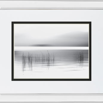 Tranquil Dawn By Pelkey M. Mirrored Frame - Pearl Silver