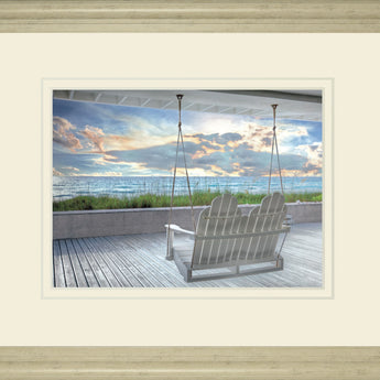 Swing At The Beach By Celebrate Life Gallery - Gray