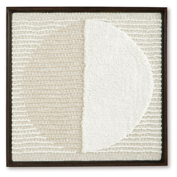 Bachard - Wall Decor - Tan / White