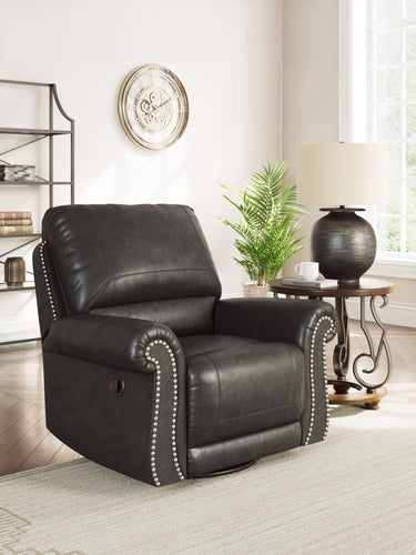 Chasemore - Swivel Glider Recliner - Granite