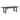 Matisse - Mesa de comedor rectangular de madera - Marrón oscuro