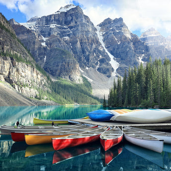 "Tranquil Reflections" Tempered Glass - Blue / Green / Red