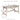 Carynhurst - Home Office Large Leg Desk - Whitewash