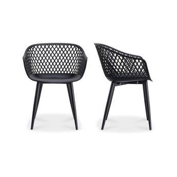 Piazza - Silla de exterior (juego de 2) - Negro