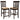Gabriel - Lattice Back Counter Chair (Set of 2) - Cappuccino