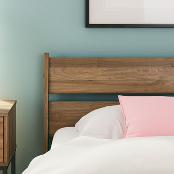 Deanlow - Twin Panel Headboard - Honey