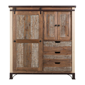 Antique Сhest With 3 Drawers Multicolor - Gentleman’s Chests at Quality Home Furniture Mesquite