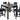 Maysville - Square Counter TBL Set (Set of 5) - Black