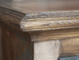 Antique Glass Console 6 Glass Doors Multicolor - alternate view