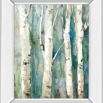 River Birch Il By Carol Robinson - Mirror Framed Print Wall Art - Beige