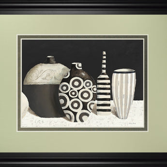 Object D 'art By Emily Adams - Framed Print Wall Art - Black