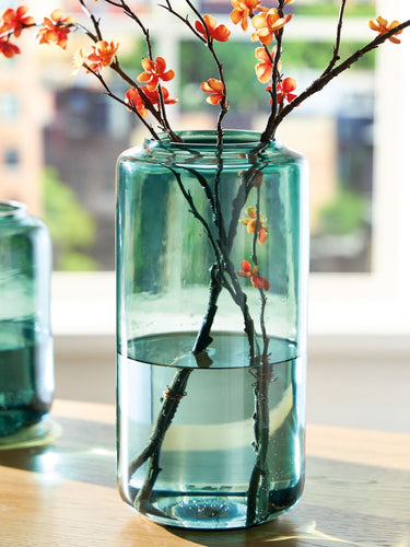 Inisland - 12" Vase - Teal