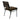 Black Balam - Silla con asiento tapizado y base de metal (juego de 2) - Negro petróleo