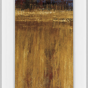Eruption Pompe II By Jardine - Mirror Framed Print Wall Art - Dark Brown