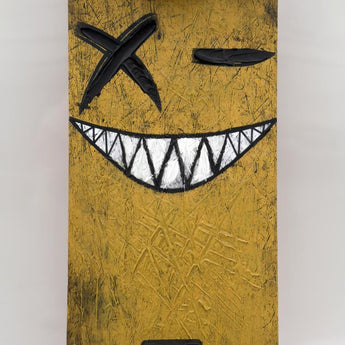 Skateboard - Smile Wink - Yellow