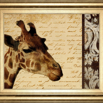 Madagascar Safari I By Patricia Pinto - Framed Print Wall Art - Beige