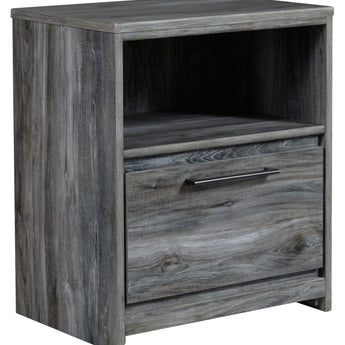 Baystorm - One Drawer Night Stand - Gray