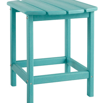 Sundown Treasure - Rectangular End Table - Turquoise