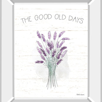 Farmhouse Cotton VII By Beth Grove - Mirror Framed Print Wall Art - White