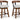 Ralene - Medium Brown - Upholstered Swivel Barstool (Set of 2)