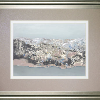 Terrain By Caroline - Framed Print Wall Art - Dark Gray