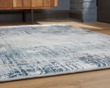 Arlenmont - 8' x 10' Rug - Blue / White / Brown