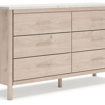 Cadmori - Six Drawer Dresser - Two-Tone