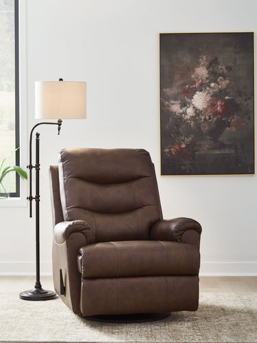 Flynwood - Swivel Glider Recliner - Espresso