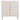 Clarkia - Accent Cabinet With Floral Carved Door - White
