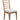 Escape - Silla de comedor con respaldo de escalera (juego de 2) - Roble natural esmaltado Mirage Mist