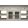 Stone TV Stand with Drawers - detail