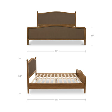 Eve - King Bed - Brown