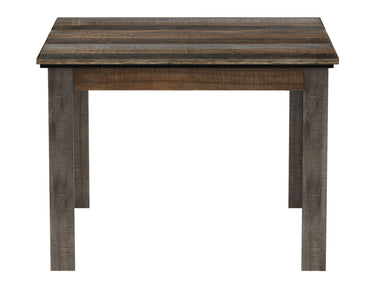 Loft 42" Table Two Tone Gray / Brown - detail