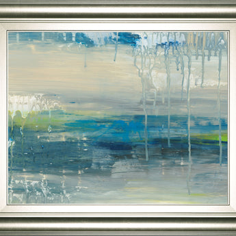 Tasha By Wani Pasion - Framed Print Wall Art - Blue