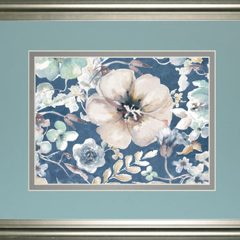 34x40 Indigo Beautiful II By PatriciaPinto - Light Blue