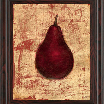 Crimson Pear By Norman Wyatt, Jr. - Red