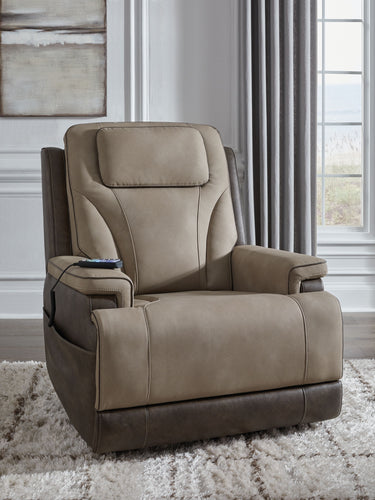 4Z-Peaceful Pause - Power Lift Recliner - Sand