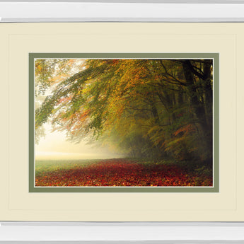 Your Beauty Silences Me By Irene Weisz - Mirror Framed Print Wall Art - Green