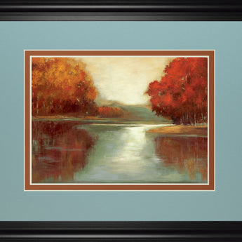 Vanilla Sky By Asia Jensen - Framed Print Wall Art - Red