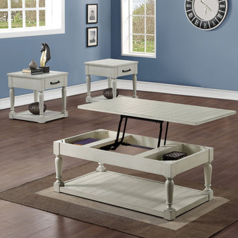 Hemingway - 3 Piece Table Set - White